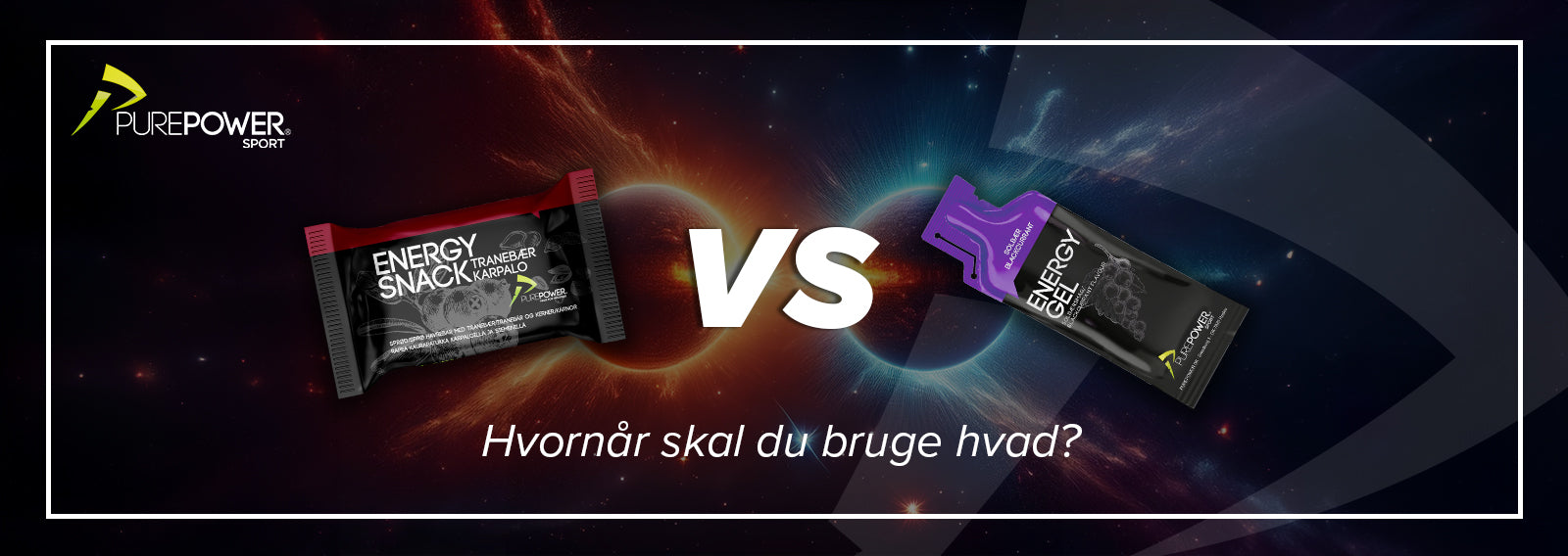 Energy Snacks vs. Energy Gels - Hvornår skal du bruge hvad?