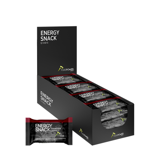 Energy Snack Tranebær 12x60 g