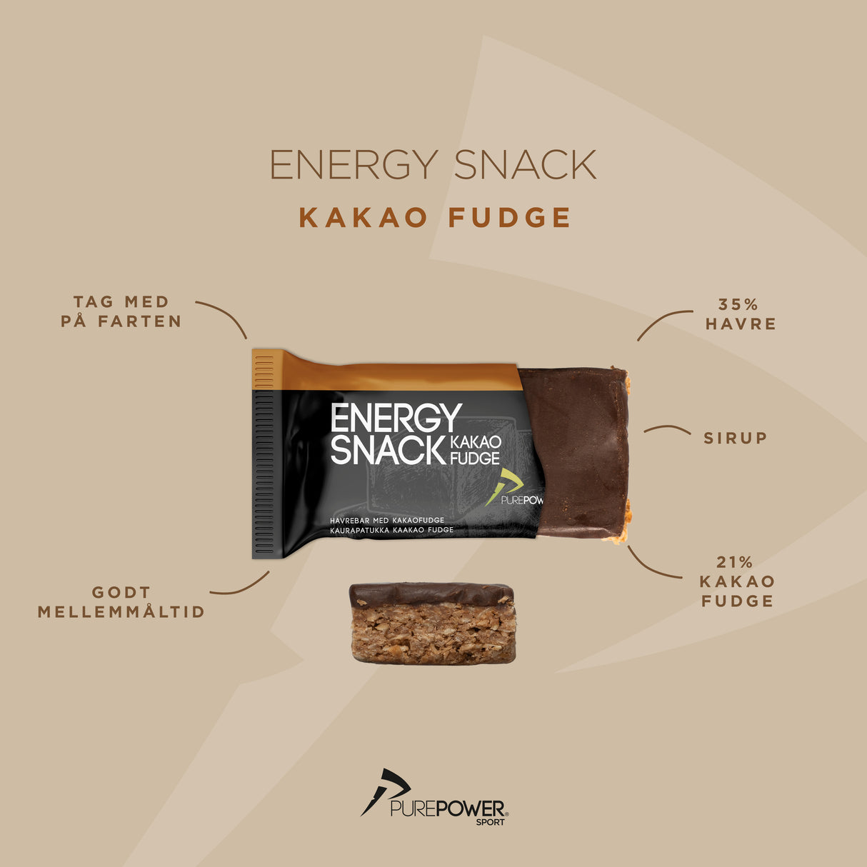Energy Snack Kakao Fudge 60 g